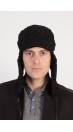 Karakulio kailio kepurė – juoda, rusiškas modelis